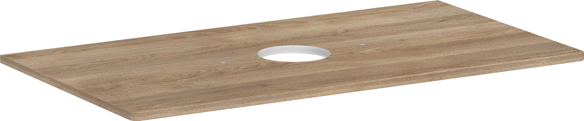 Darmowa Dostawa - Blat naszafkowy 98x55 cm dąb Hansgrohe Xelu Q 54114230