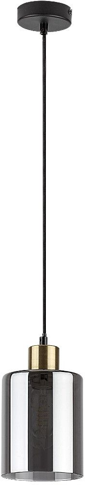 Darmowa Dostawa - Lampa wisząca 1x40 W czarna-przydymiona Rabalux Perez 72248