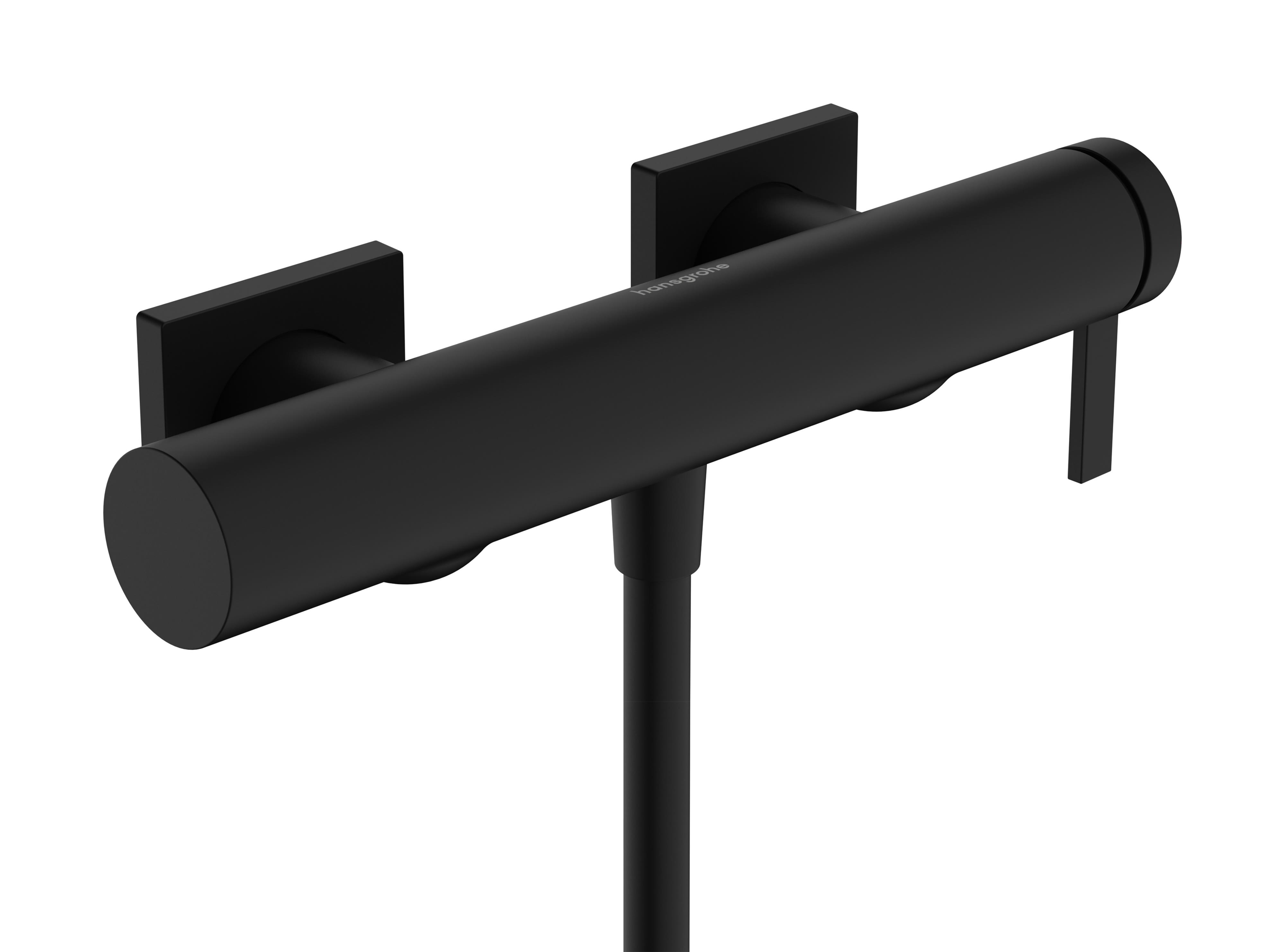 Darmowa Dostawa - Bateria prysznicowa ścienna czarny Hansgrohe Tecturis E 73620670