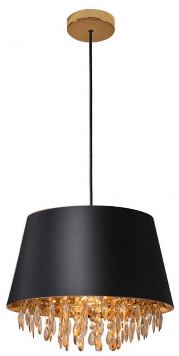 Darmowa Dostawa - Lampa wisząca 1x40 W czarna GTV Nesto OSNES11DEC