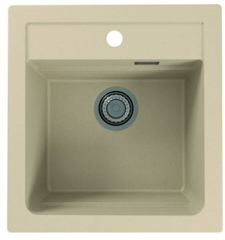 Darmowa Dostawa - Zlewozmywak granitowy 50x47 cm beżowy Alveus Atrox 1131987