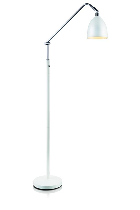 Darmowa Dostawa - Lampa stojąca 1x40 W biała Markslöjd Fredrikshamn 105022