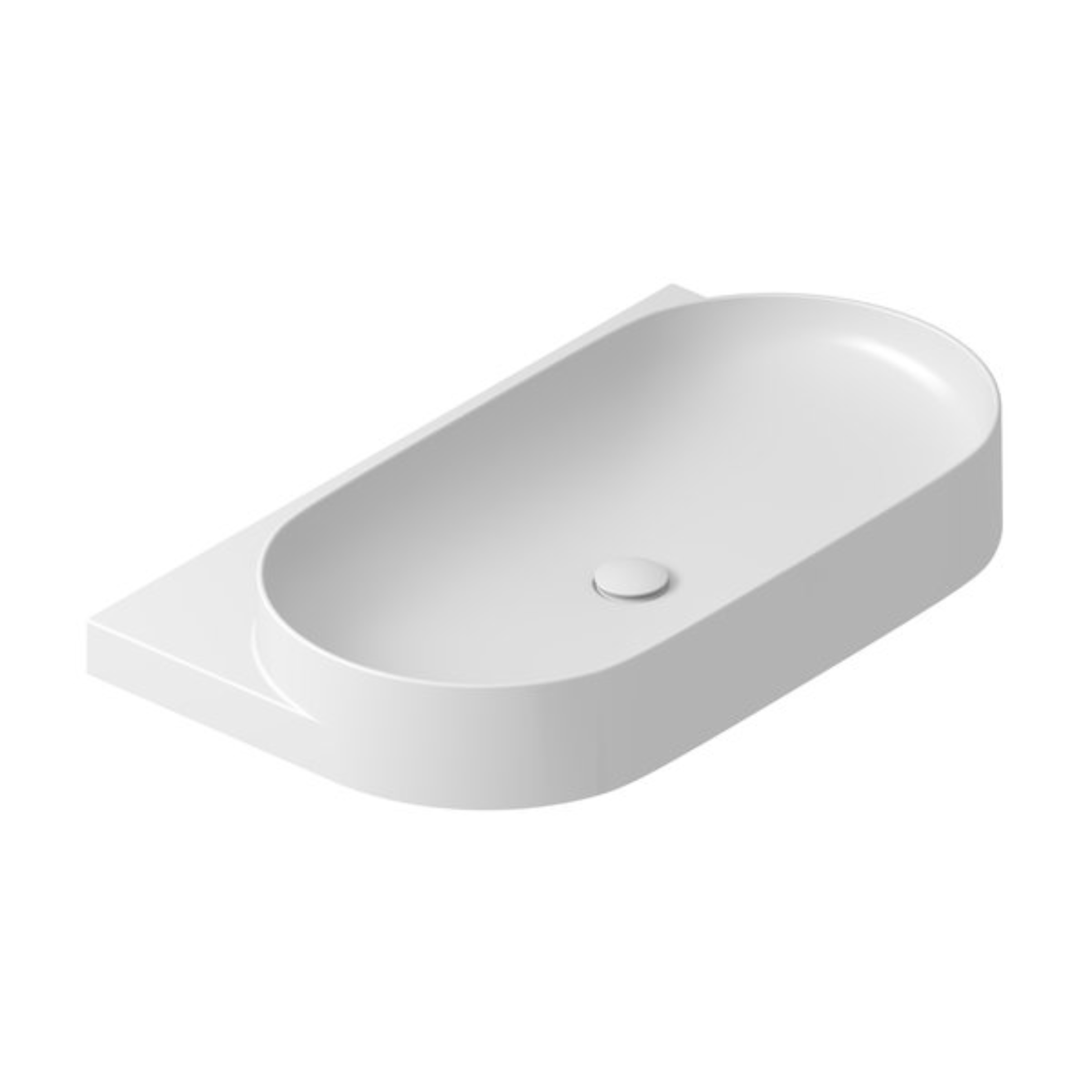 Darmowa Dostawa - Umywalka 80.5x50 cm półokrągła ścienna-meblowa biała Ravak Yard XJX01080000