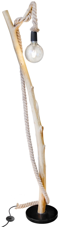 Darmowa Dostawa - Lampa stojąca 1x40 W drewno Globo Lighting Nerida 42060146X