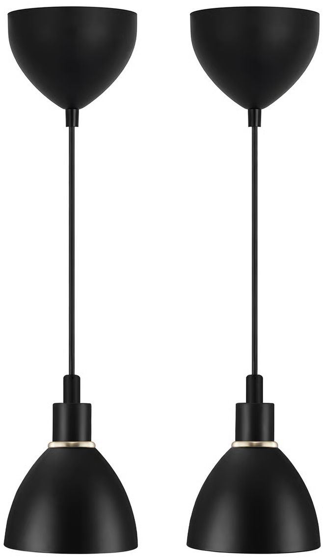 Darmowa Dostawa - Lampa wisząca 2x40 W czarna Nordlux Ray 63233003