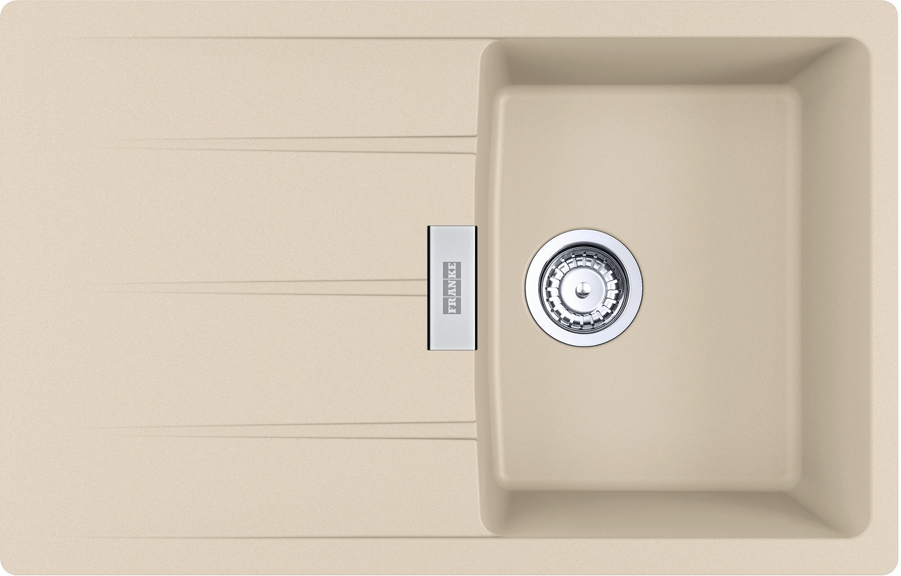 Darmowa Dostawa - Zlewozmywak granitowy 78x50 cm beżowy Franke Centro 1140687319