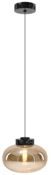 Darmowa Dostawa - Lampa wisząca 1x7 W czarna-bursztynowa MaxLight Palloncini P0516