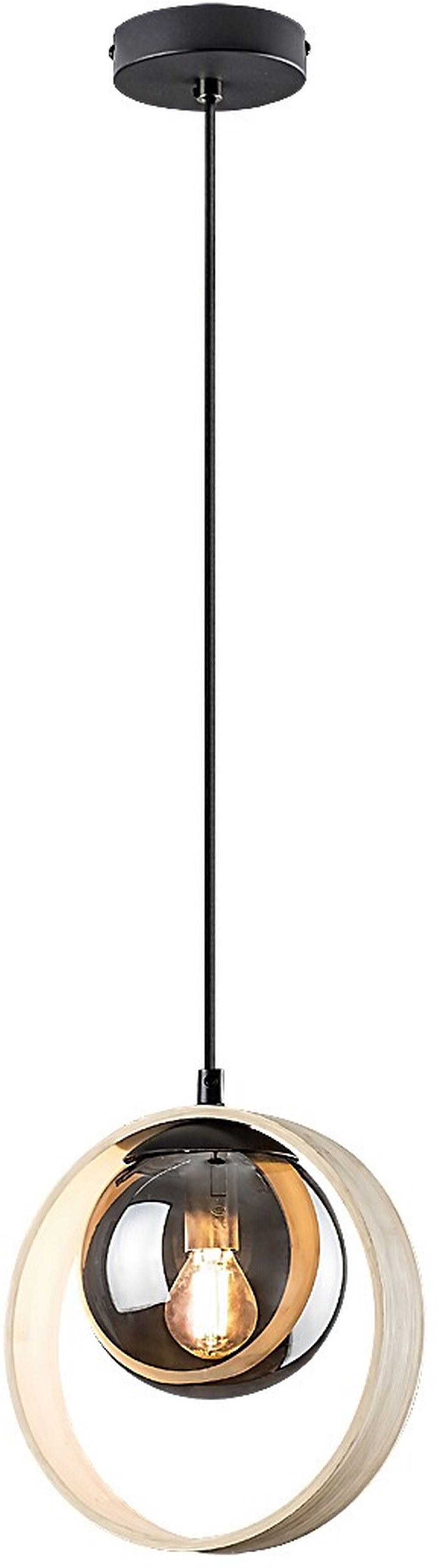 Darmowa Dostawa - Lampa wisząca 1x15 W czarna Rabalux Peyton 72061