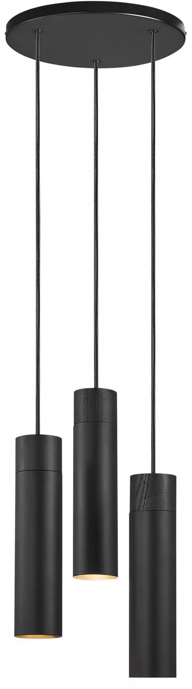 Darmowa Dostawa - Lampa wisząca 3x15 W czarna Nordlux Tilo 2410473003