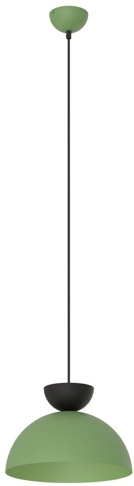 Darmowa Dostawa - Lampa wisząca 1x12 W czarna-zielona Emibig Lunaro 14731S