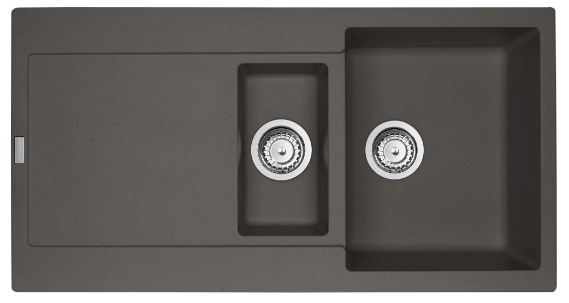 Darmowa Dostawa - Zlewozmywak granitowy 97x50 cm szary/grafitowy/onyx Franke Maris 1140716348