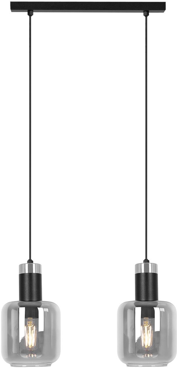Darmowa Dostawa - Lampa wisząca 2x15 W czarna-grafitowa Kaja Denis K5261