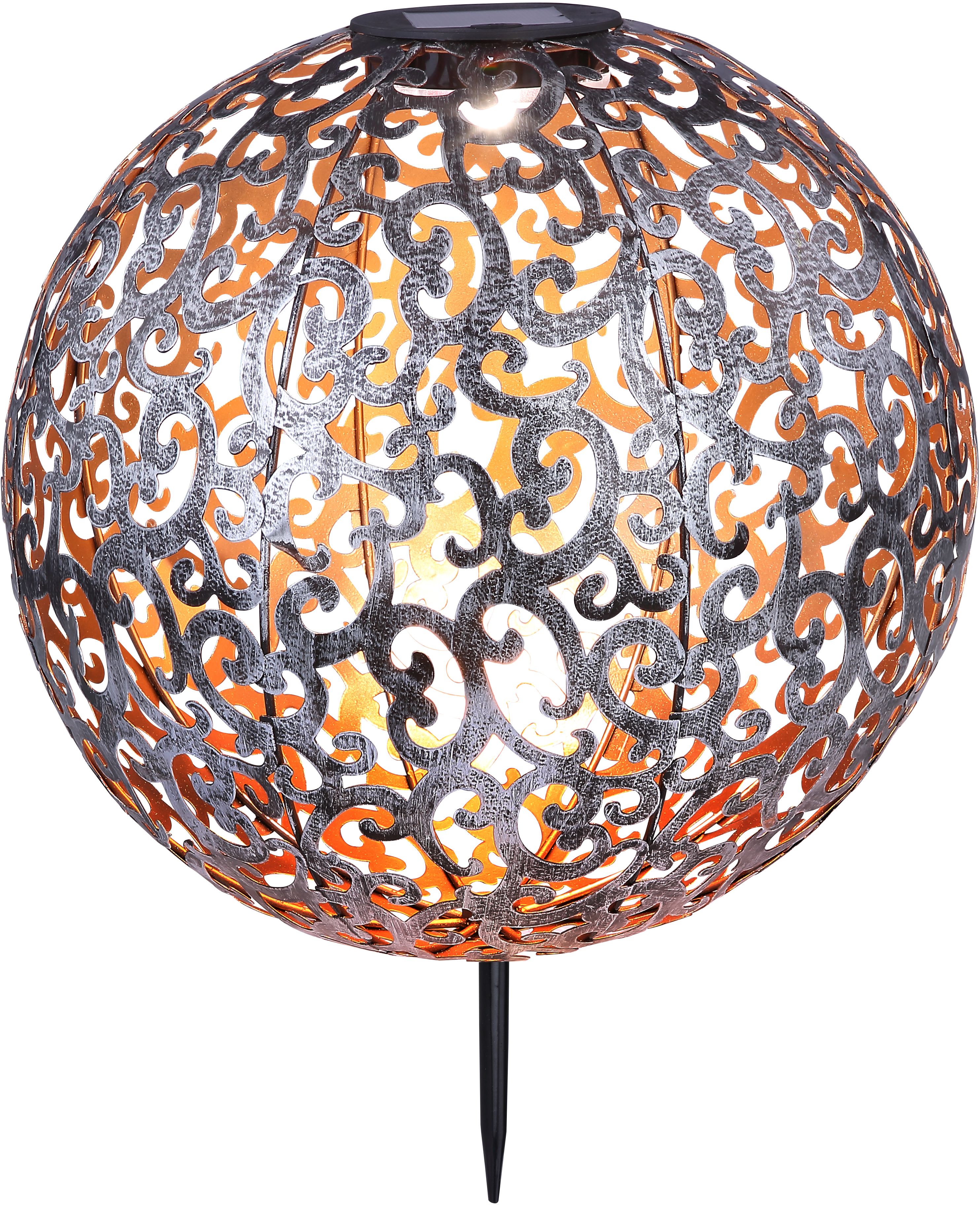 Darmowa Dostawa - Lampa solarna stojąca 1x0.12 W srebrny Globo Lighting Solar 33744