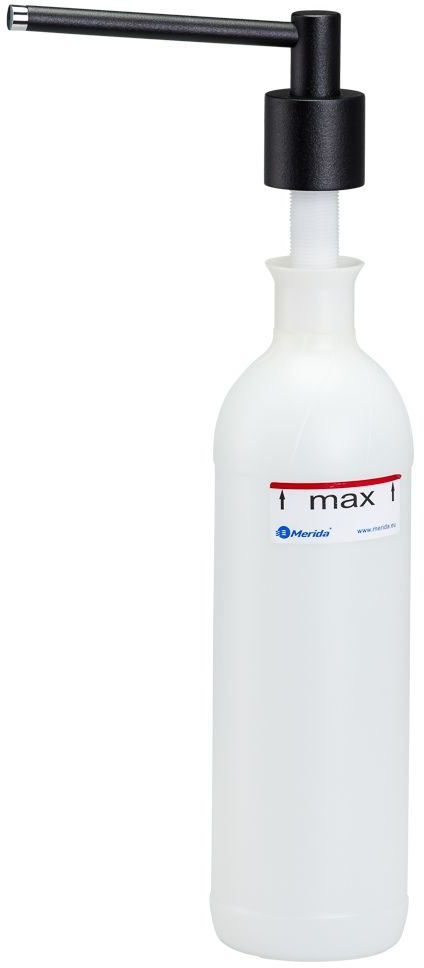 Darmowa Dostawa - Dozownik do mydła 1000 ml czarny Merida Walec DWC103