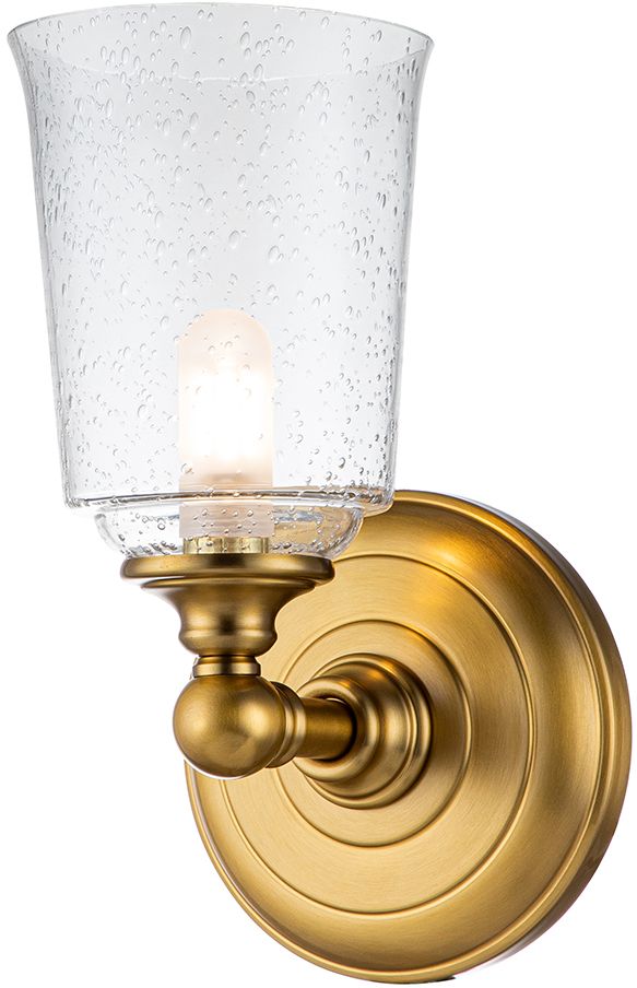 Darmowa Dostawa - Kinkiet 1x3 W mosiądz Elstead Lighting Huguenot Lake FEHUGOLAKE1BATHBB
