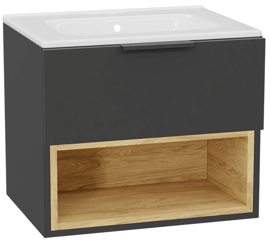 Darmowa Dostawa - Umywalka z szafką 61 cm szarą Excellent Tuto 2.0 MLEX2171K600265GRGR