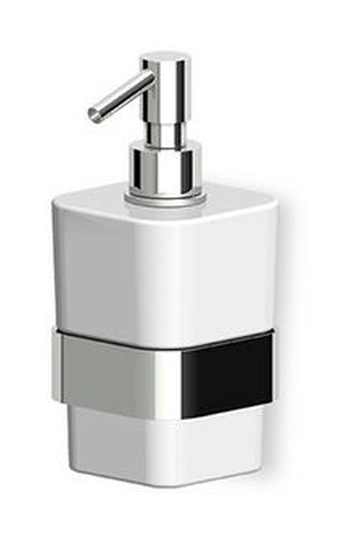 Darmowa Dostawa - Dozownik do mydła 350 ml nikiel Zucchetti Soft ZAC715C8