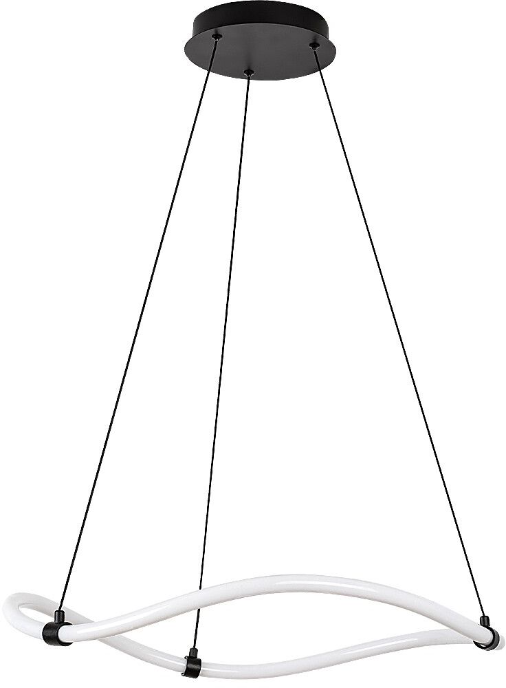 Darmowa Dostawa - Lampa wisząca 1x34 W biała-czarna Rabalux Serena 72253