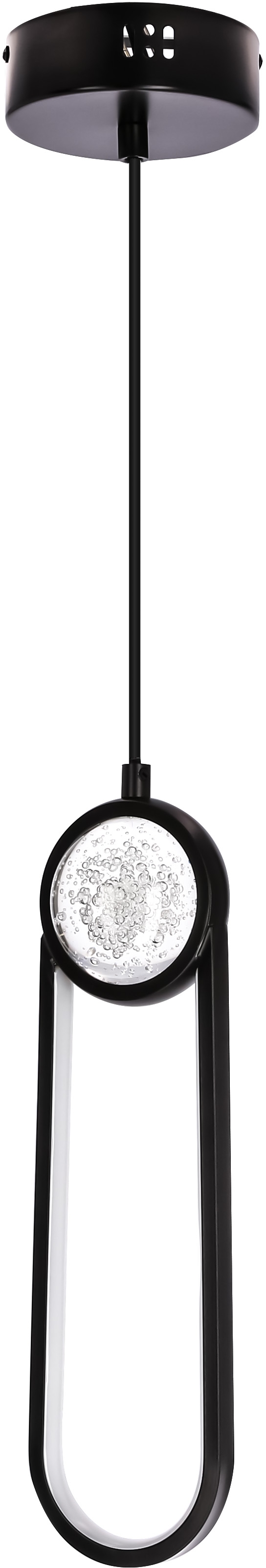 Darmowa Dostawa - Lampa wisząca 1x15 W czarna Candellux Lacrima 3135585