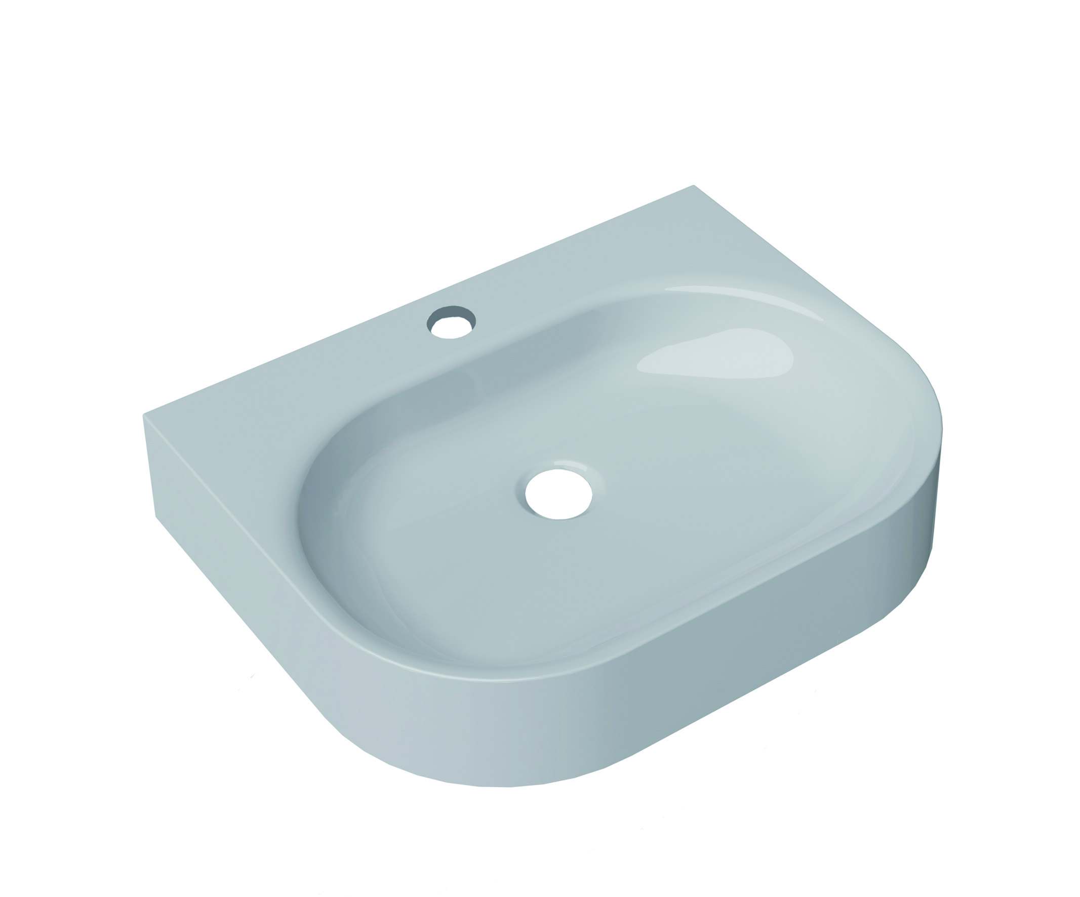 Darmowa Dostawa - Umywalka 50x40 cm nablatowa biała Sanplast Luxo Mineral 640370110001000