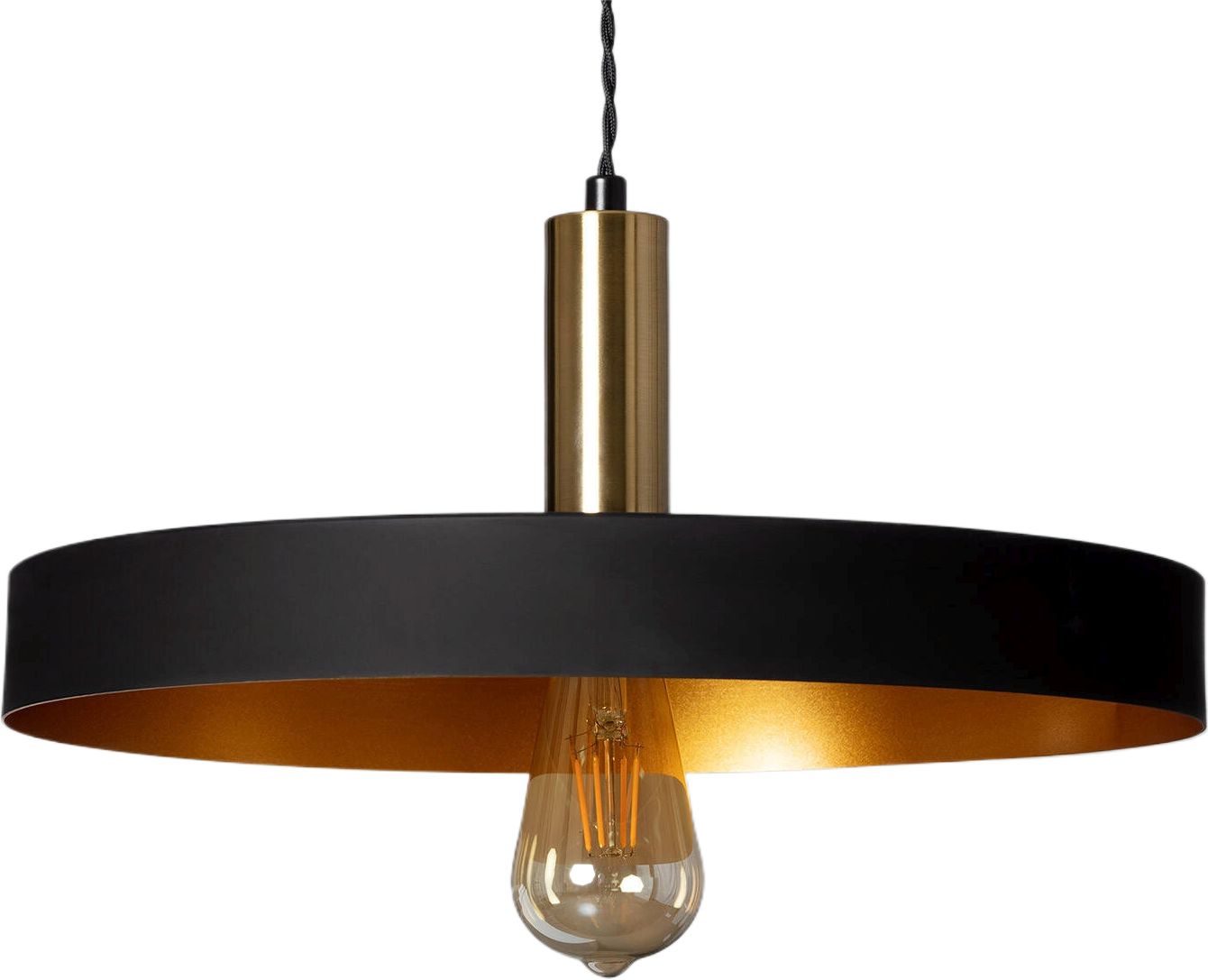 Darmowa Dostawa - Lampa wisząca 1x20 W czarna Abruzzo Dario ABRLWODARIOC