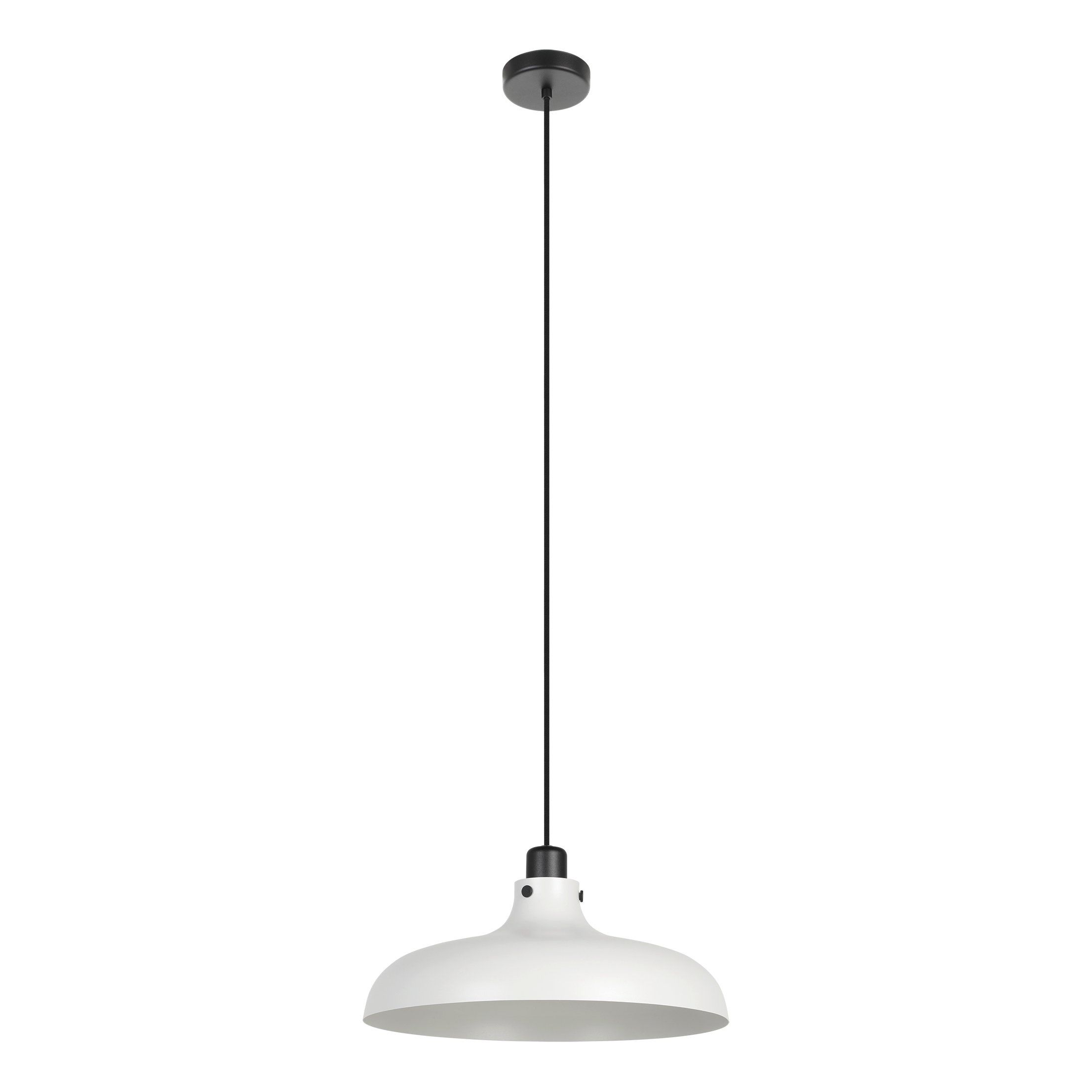 Darmowa Dostawa - Lampa wisząca 1x60 W czarna-szary/popielaty Eglo Matlock 43825
