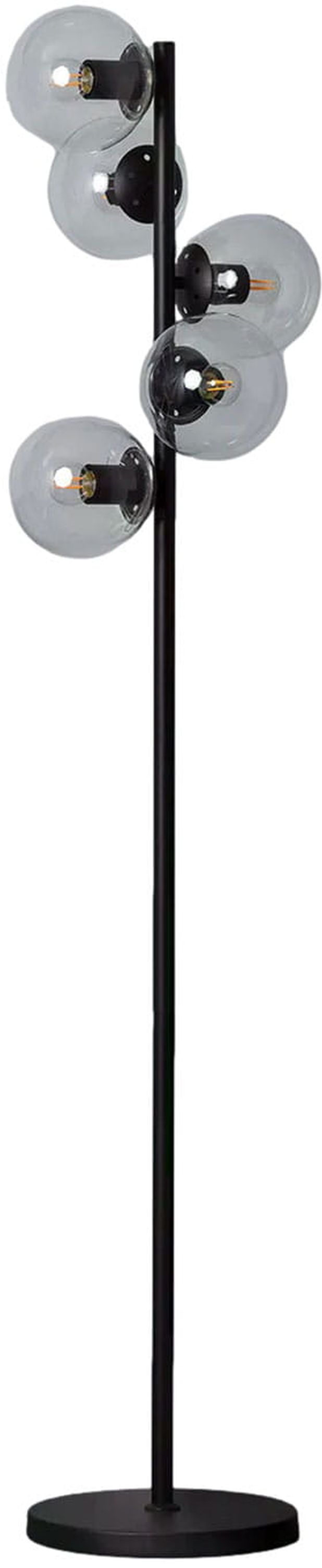 Darmowa Dostawa - Lampa stojąca 5x20 W czarny Abruzzo Milano ABRLPV5XE27