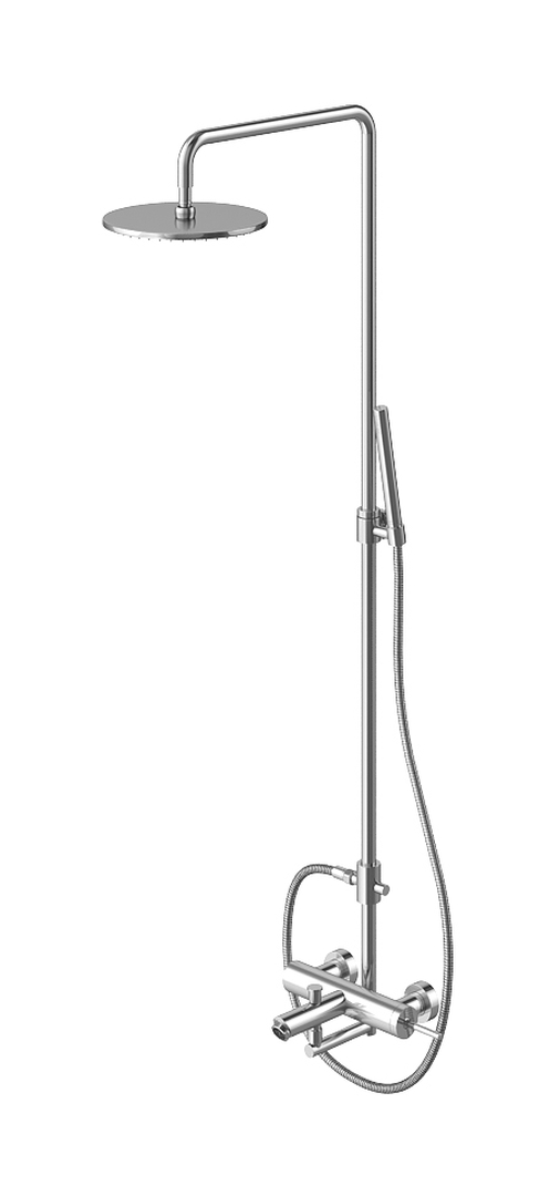 Darmowa Dostawa - Zestaw prysznicowy ścienny chrom Kohlman Maxima QW277M