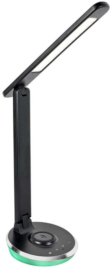 Darmowa Dostawa - Inteligentna lampa biurkowa 1x6 W biała-czarna Rabalux Jacey 74226