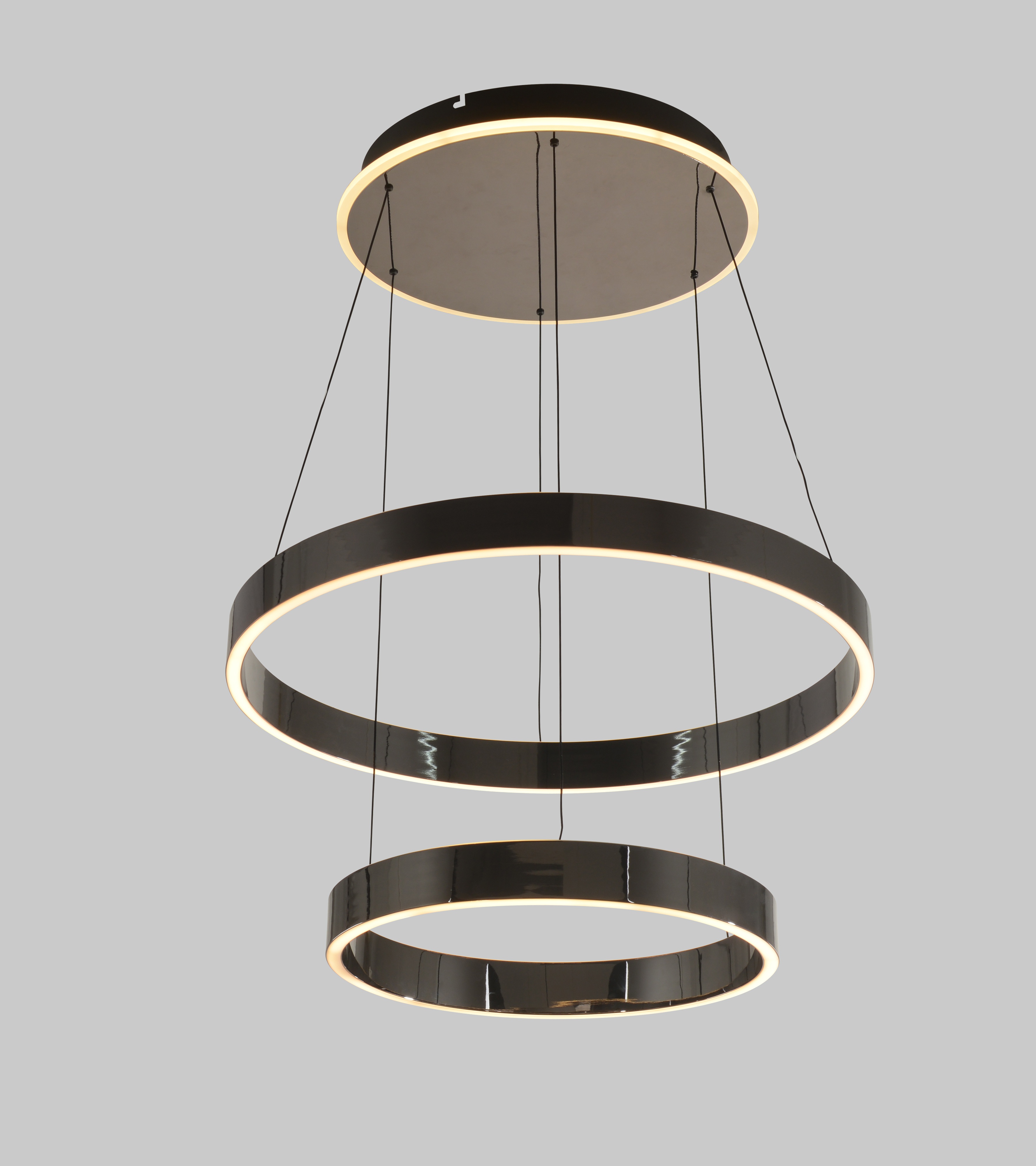 Darmowa Dostawa - Lampa wisząca 3x W czarna-chrom Aviano Marling 6072305