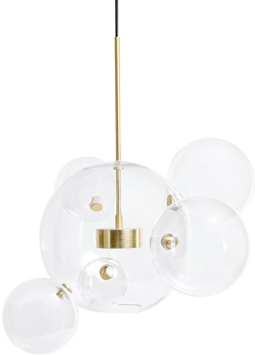 Darmowa Dostawa - Lampa wisząca 2x7 W czarna-przezroczysta-złota Moosee Capri MSE1501100545