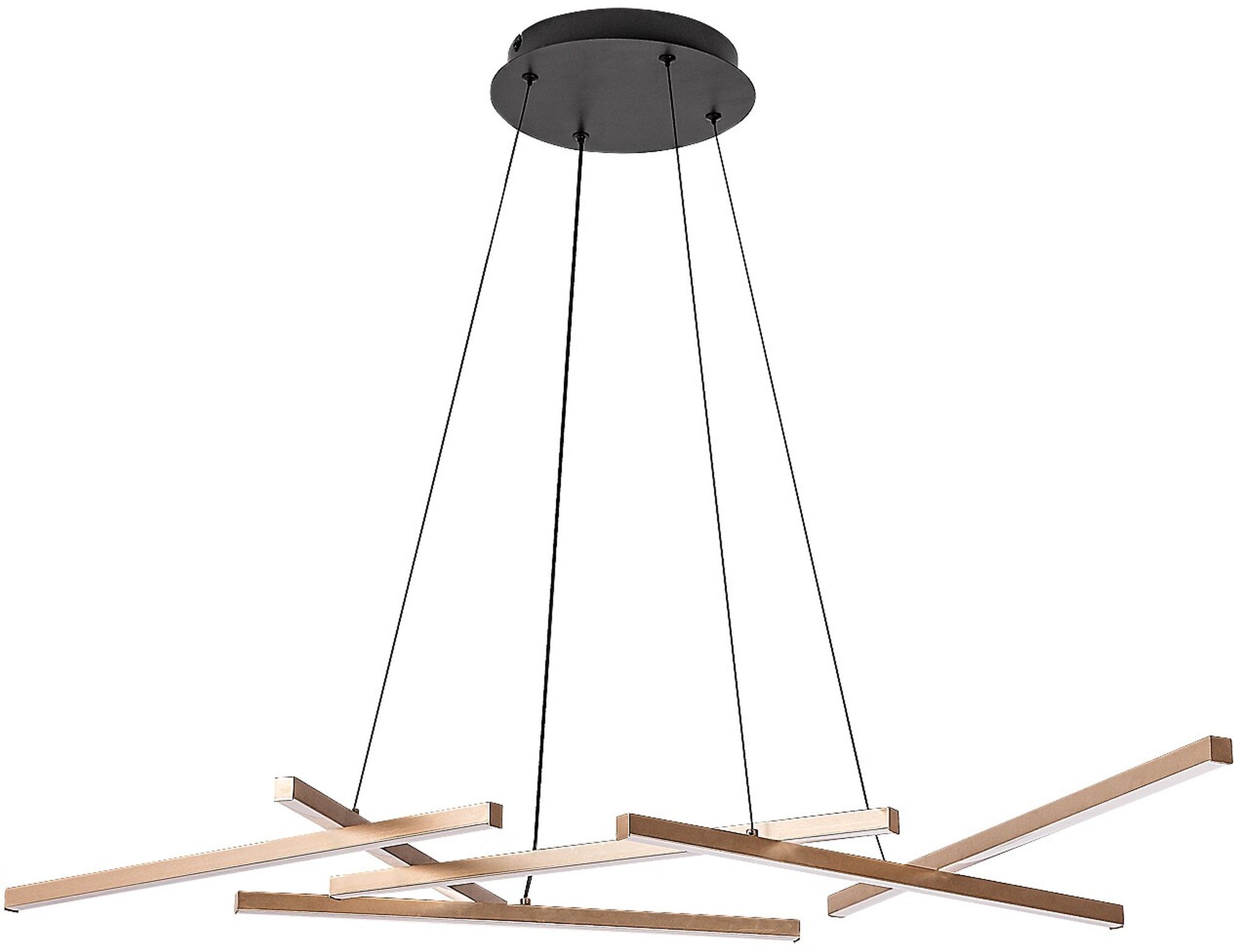 Darmowa Dostawa - Inteligentna lampa wisząca 5x40 W biała-czarna-złota Rabalux Severine 72369