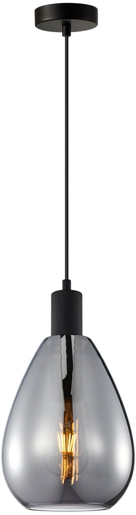 Darmowa Dostawa - Lampa wisząca 1x40 W czarna Italux Zulo PND27812BKSG