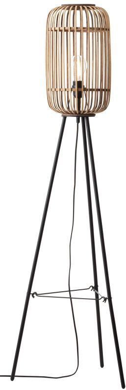 Darmowa Dostawa - Lampa stojąca 1x60 W czarny Brilliant Woodrow 9377620