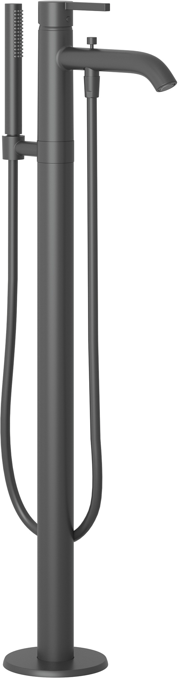 Darmowa Dostawa - Bateria wannowo-prysznicowa wolnostojąca czarna Kludi Nova Fonte Pura 385903915