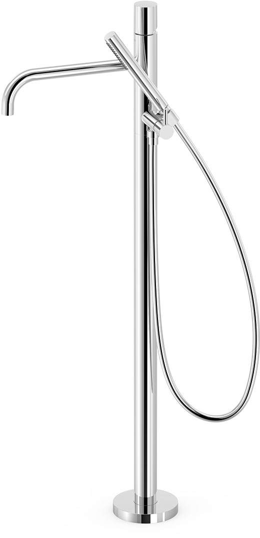 Darmowa Dostawa - Bateria wannowo-prysznicowa wolnostojąca chrom Tres Study 26247006