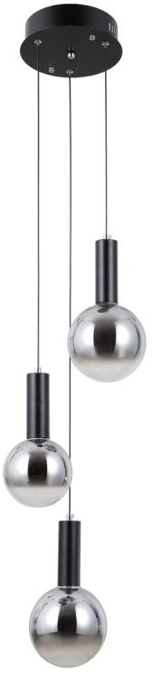 Darmowa Dostawa - Lampa wisząca 3x5 W czarna Italux Strela PND343783SBK