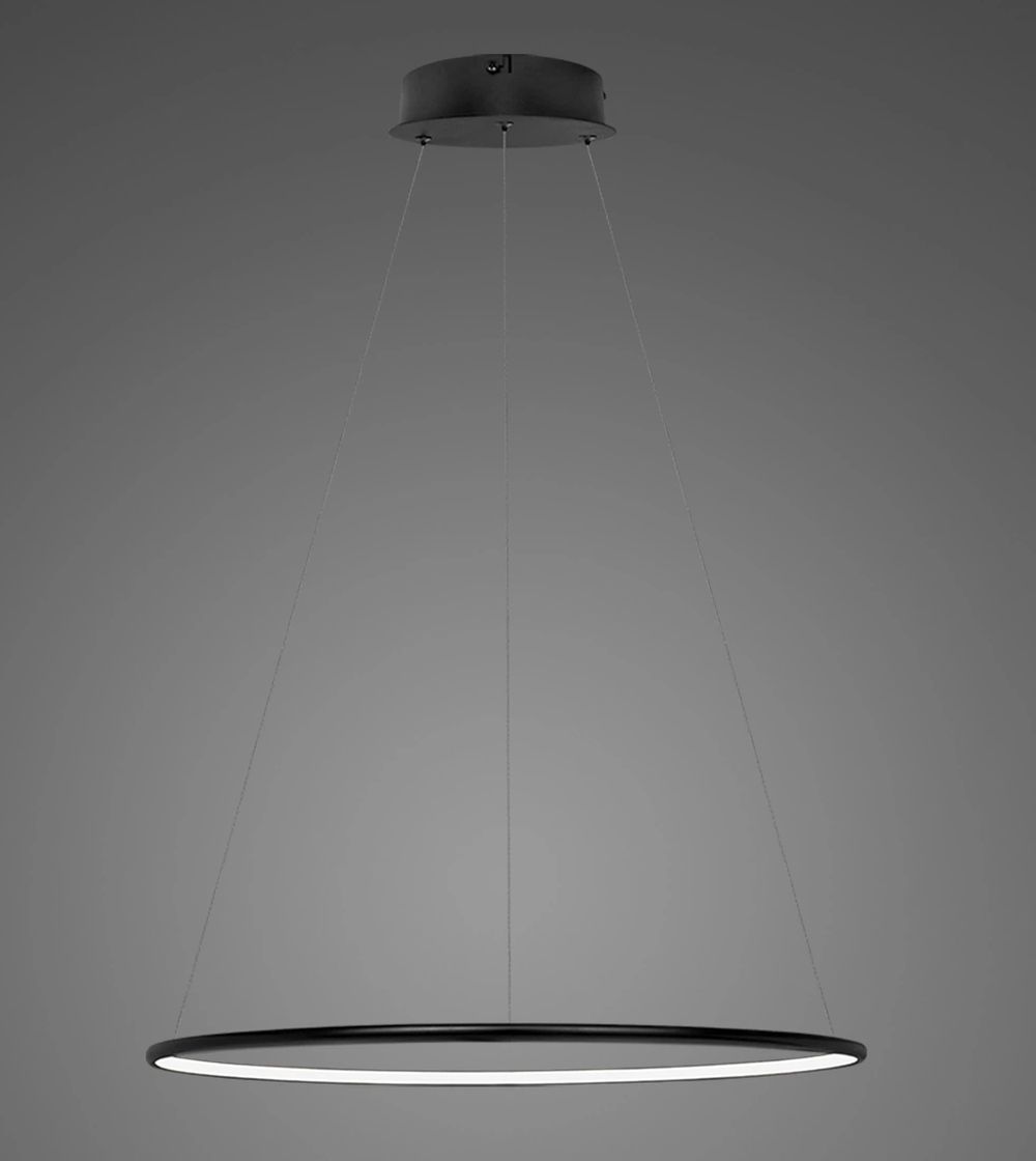 Darmowa Dostawa - Lampa wisząca 1x21 W czarna Altavola Design Ledowe Okręgi LA073P40in4k21Wblack