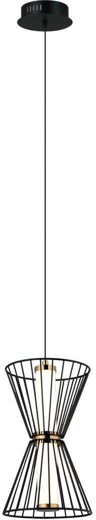 Darmowa Dostawa - Lampa wisząca 1x8 W czarna Italux Sanke PND638492BK