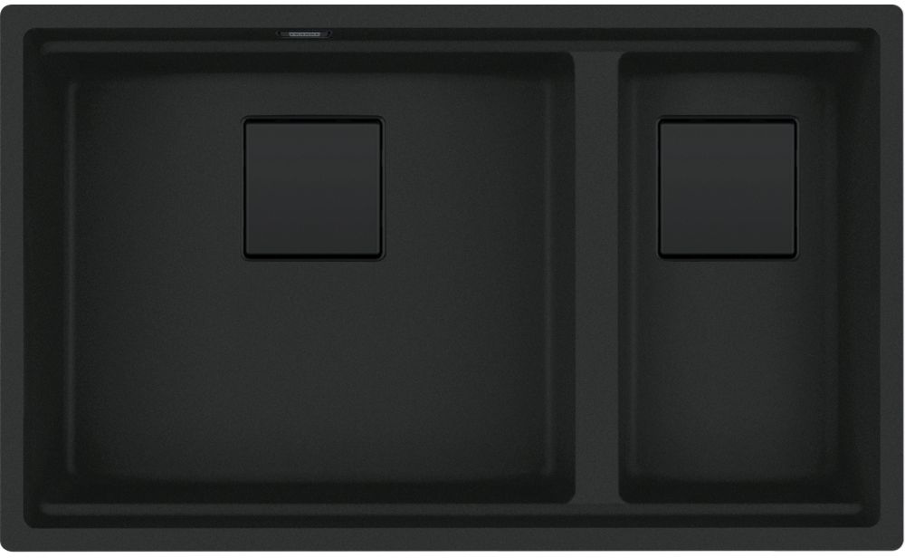 Darmowa Dostawa - Zlewozmywak granitowy 76x46 cm czarny Franke Kanon 1250749682