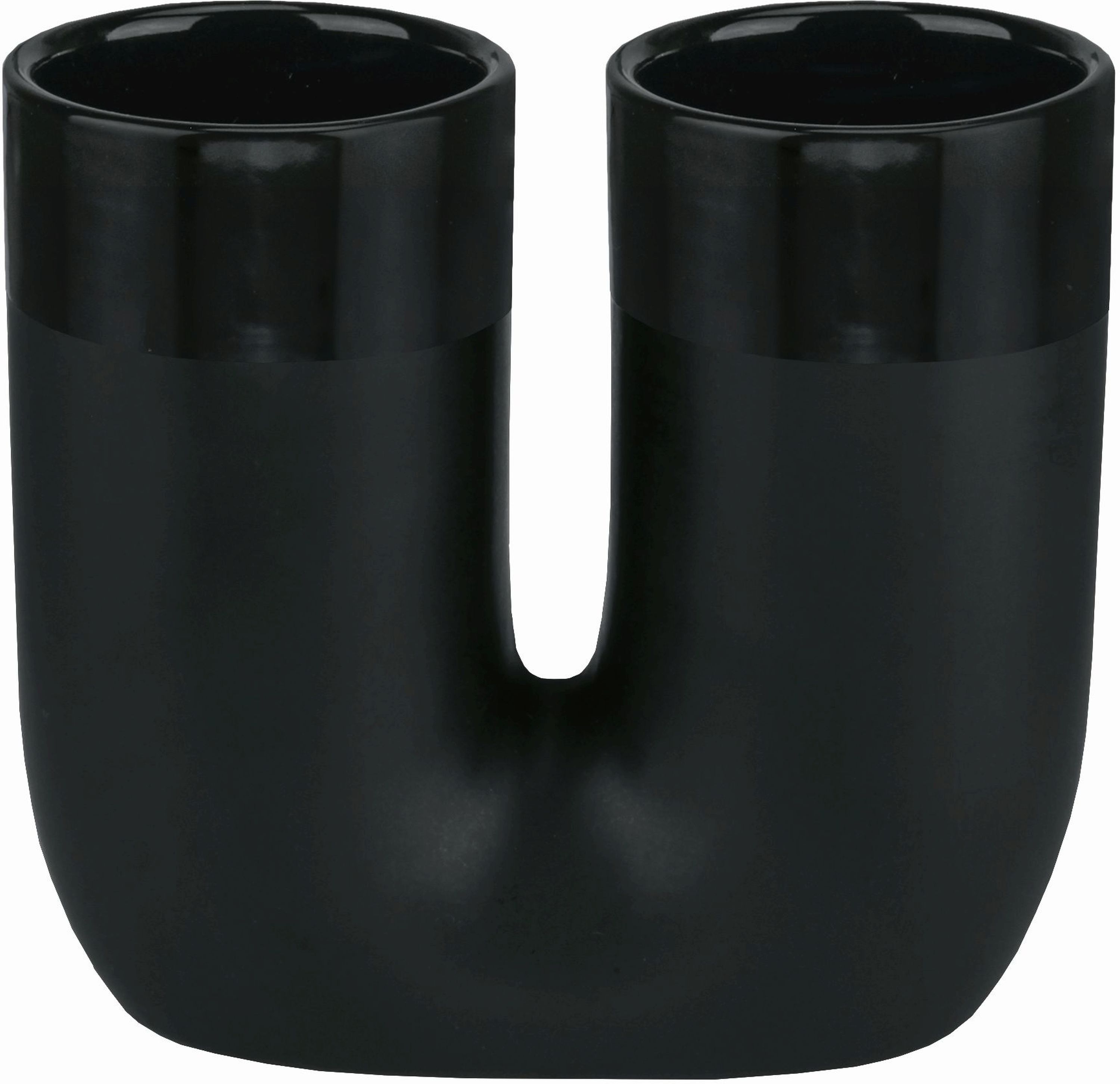 Darmowa Dostawa - Kubek na szczoteczki czarny Kleine Wolke Deep 8681926851