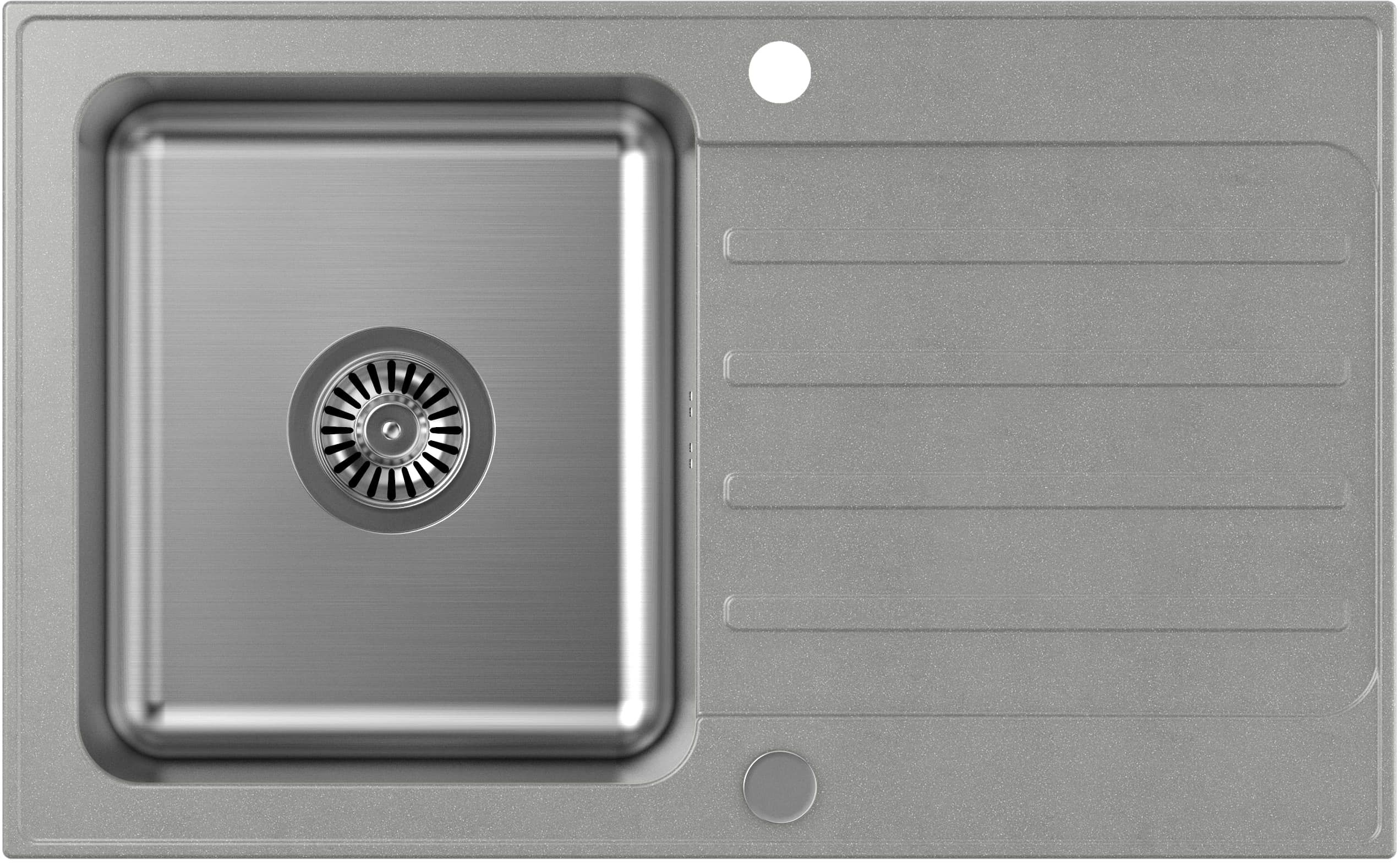 Darmowa Dostawa - Zlewozmywak granitowo-stalowy 78x48 cm Quadron Kenneth FUSK7848SZ