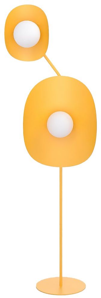 Darmowa Dostawa - Lampa stojąca 2x8 W pomarańczowa Emibig Delulu 1602LP2