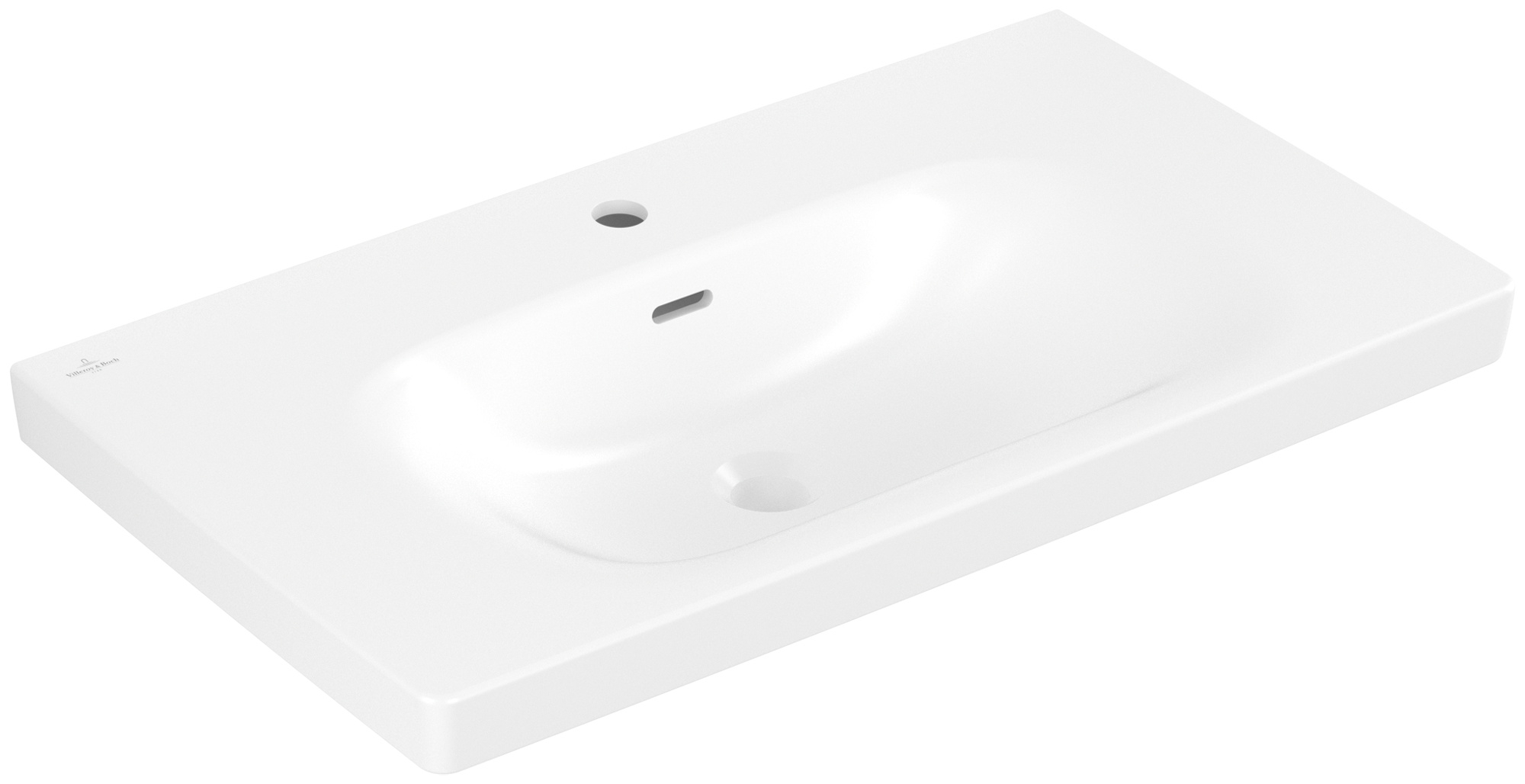 Darmowa Dostawa - Umywalka 80x46 cm prostokątna meblowa biała Villeroy & Boch Skyla 5A5180RW