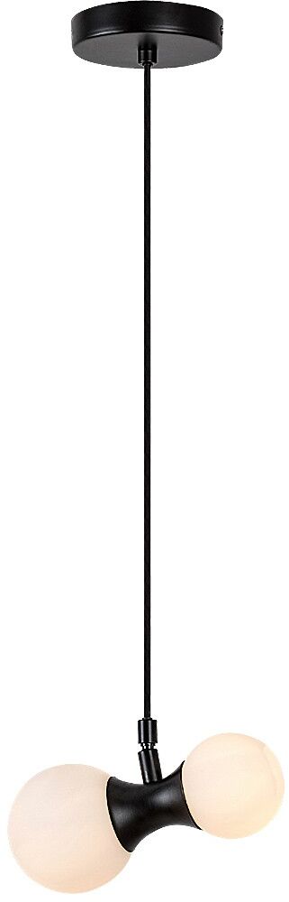 Darmowa Dostawa - Lampa wisząca 2x28 W biała-czarna Rabalux Lition 72299