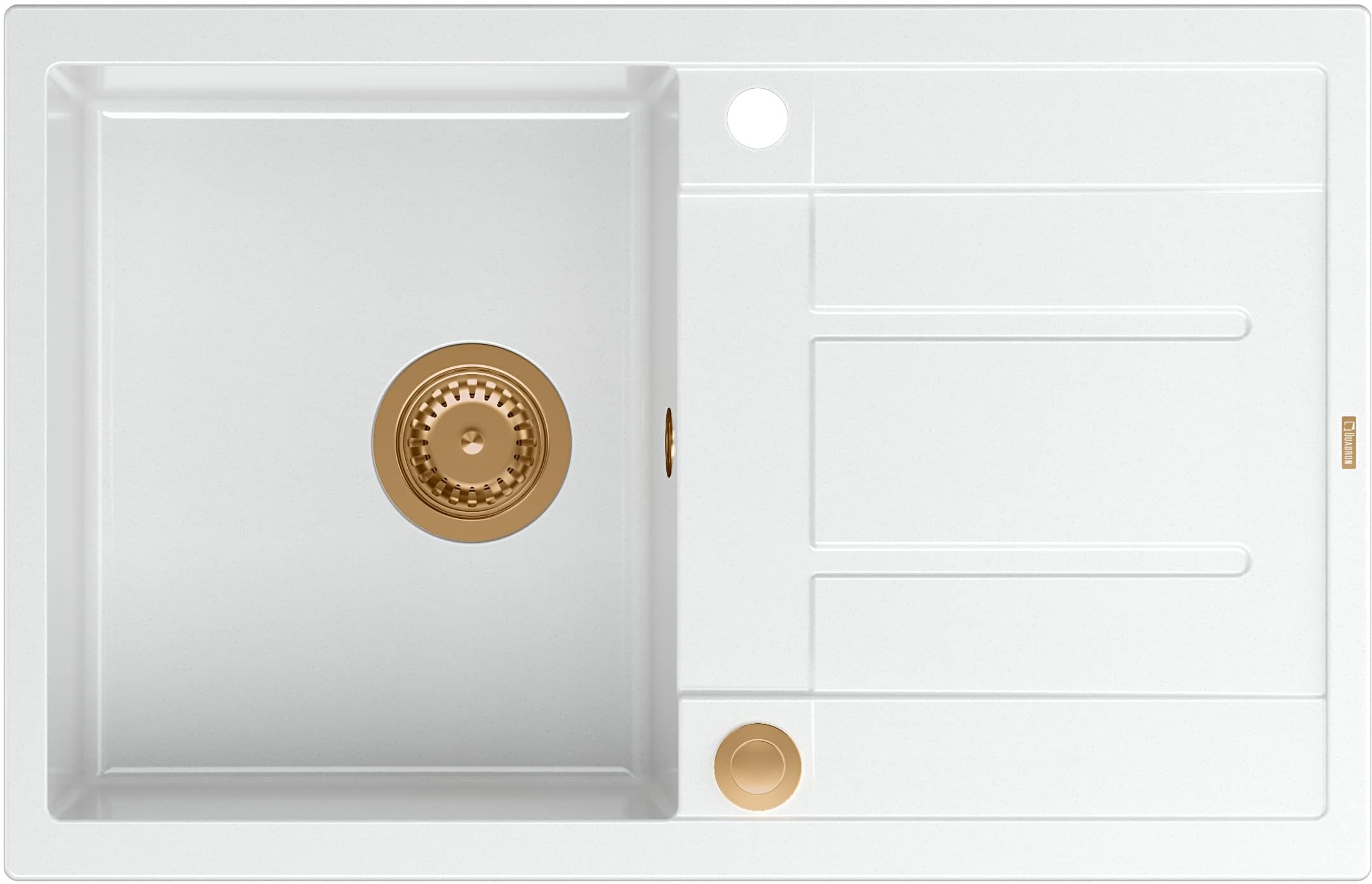 Darmowa Dostawa - Zlewozmywak GraniteQ 78x50 cm Quadron Morgan HB8203U1C1P2O