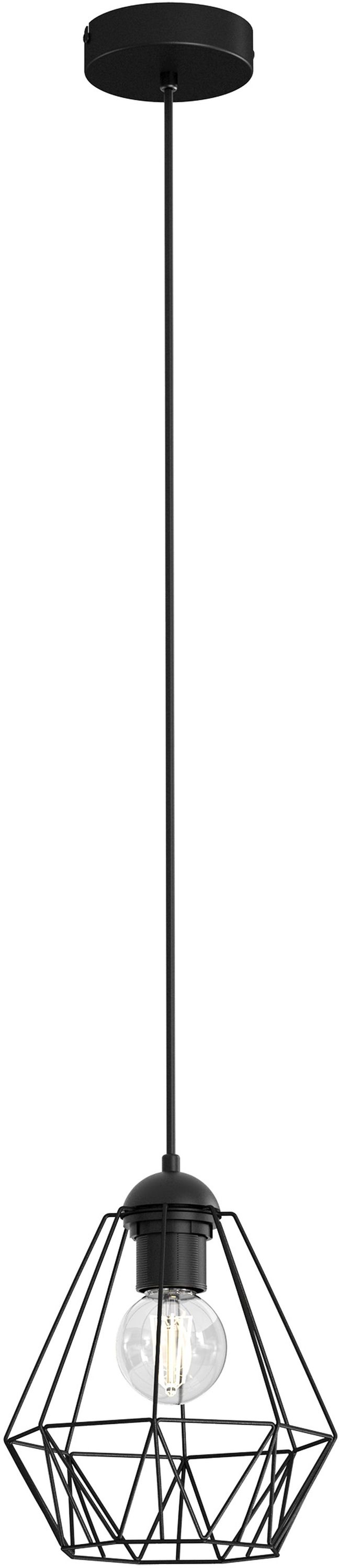 Darmowa Dostawa - Lampa wisząca 1x60 W czarna Luminex Bergen 0604