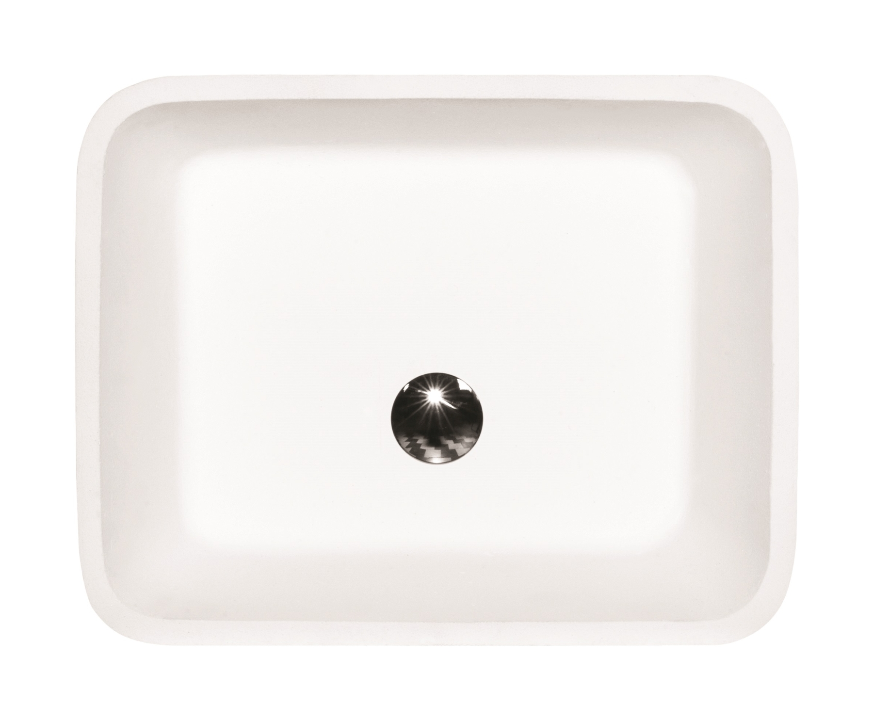 Darmowa Dostawa - Umywalka 50x40 cm prostokątna nablatowa biała Besco Assos #UMDANB