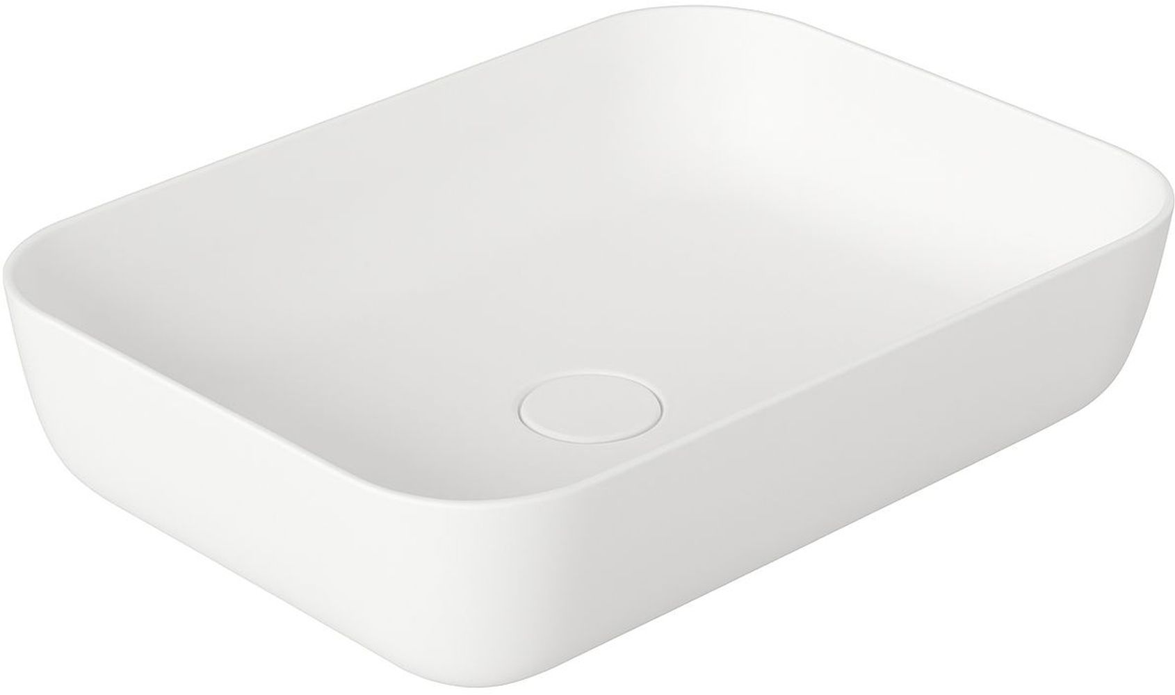 Darmowa Dostawa - Umywalka 60x40 cm prostokątna nablatowa biała Vilarte by Dura Orfe 5851