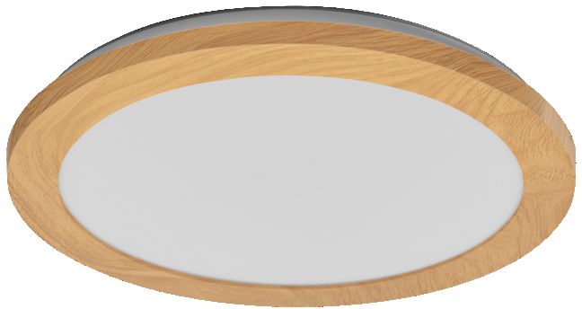 Darmowa Dostawa - Lampa podsufitowa 1x22 W drewno Osram Orbis Disc 4099854446856